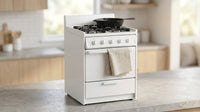 20 In. 2.5 Cu. Ft. Gas Range in White — Lifestyle
