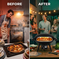 Propane Outdoor Pizza Oven Gas Pizza Oven — Before & After
