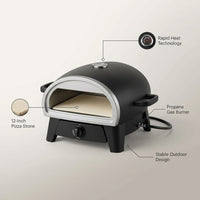 Propane Outdoor Pizza Oven Gas Pizza Oven — infographic