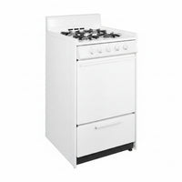 Compact Gas Range Designed for Small Kitchens, 20 Inch Width, 2.5 Cu Ft Oven, Battery Start Ignition
